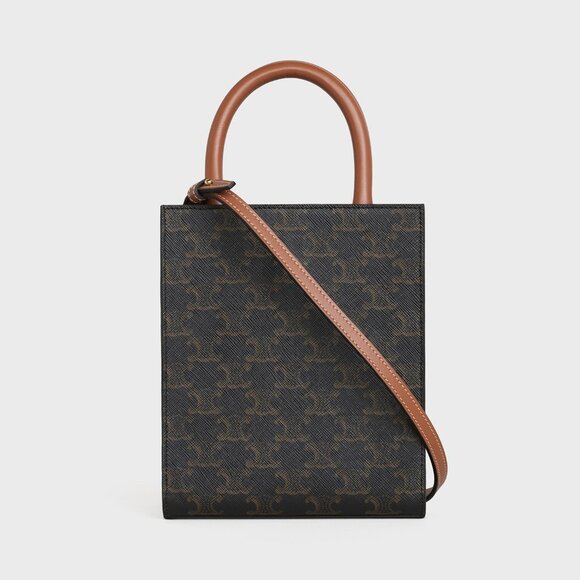 Celine MINI VERTICAL CABAS IN TRIOMPHE CANVAS - Picture 3 of 12